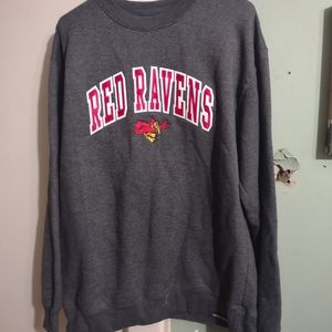 Woman's RED RAVENS Sweatshirt CI Sport size Large